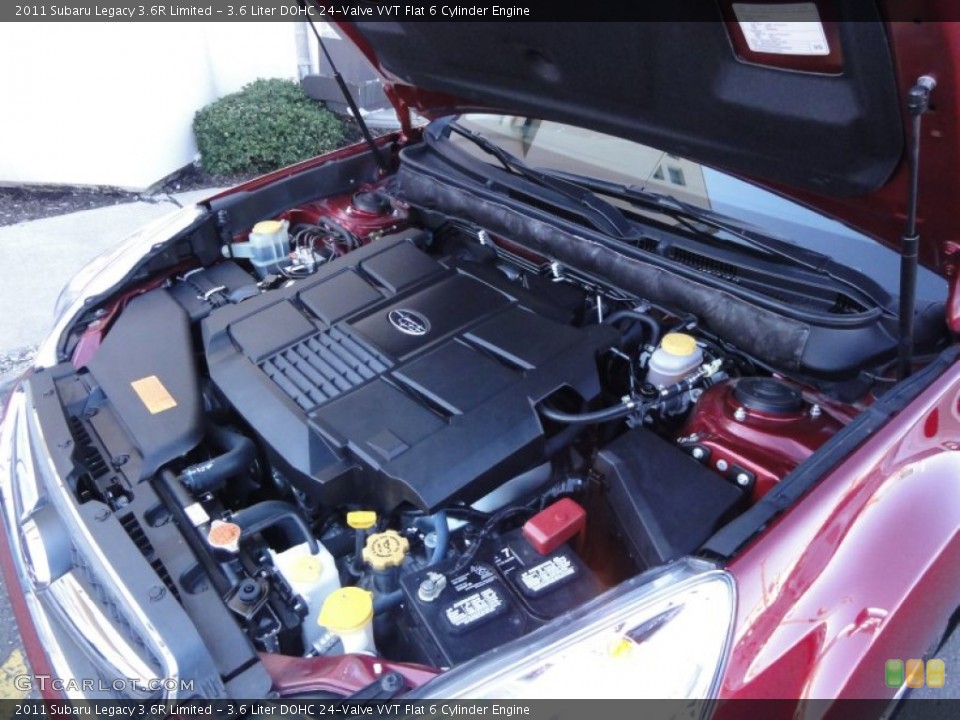3.6 Liter DOHC 24-Valve VVT Flat 6 Cylinder Engine for the 2011 Subaru Legacy #60692798