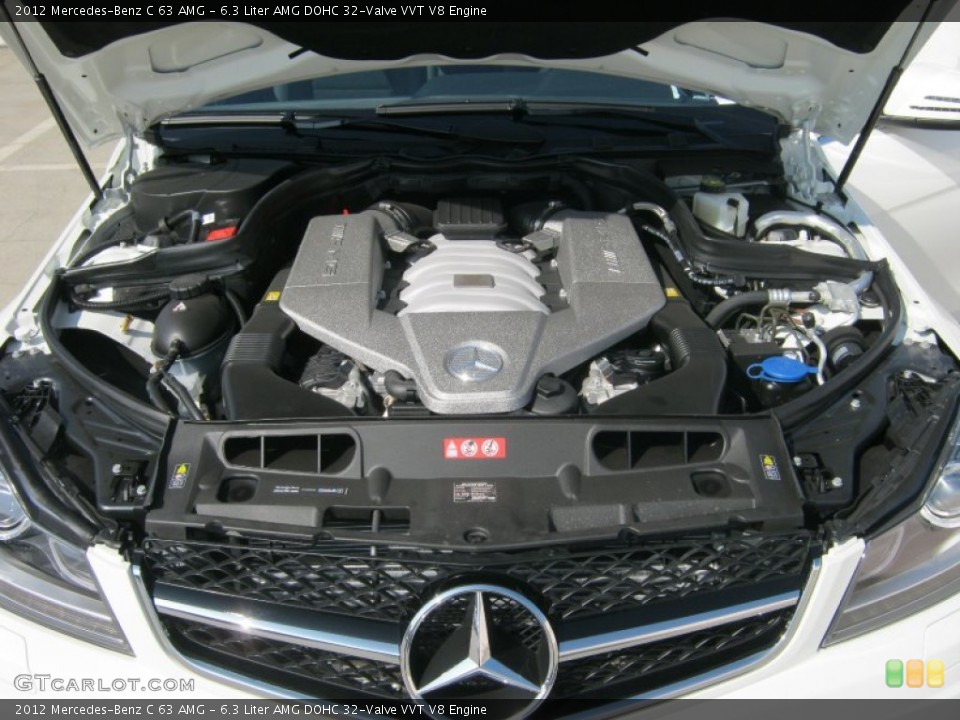 6.3 Liter AMG DOHC 32-Valve VVT V8 Engine for the 2012 Mercedes-Benz C #60716269