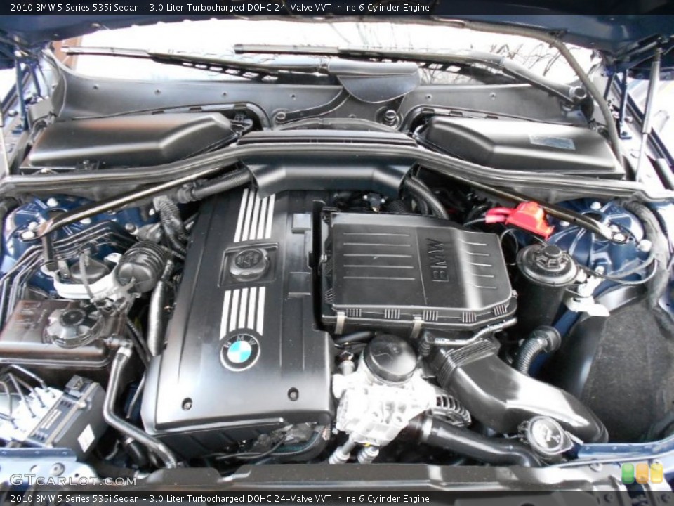 3.0 Liter Turbocharged DOHC 24-Valve VVT Inline 6 Cylinder Engine for the 2010 BMW 5 Series #60718147