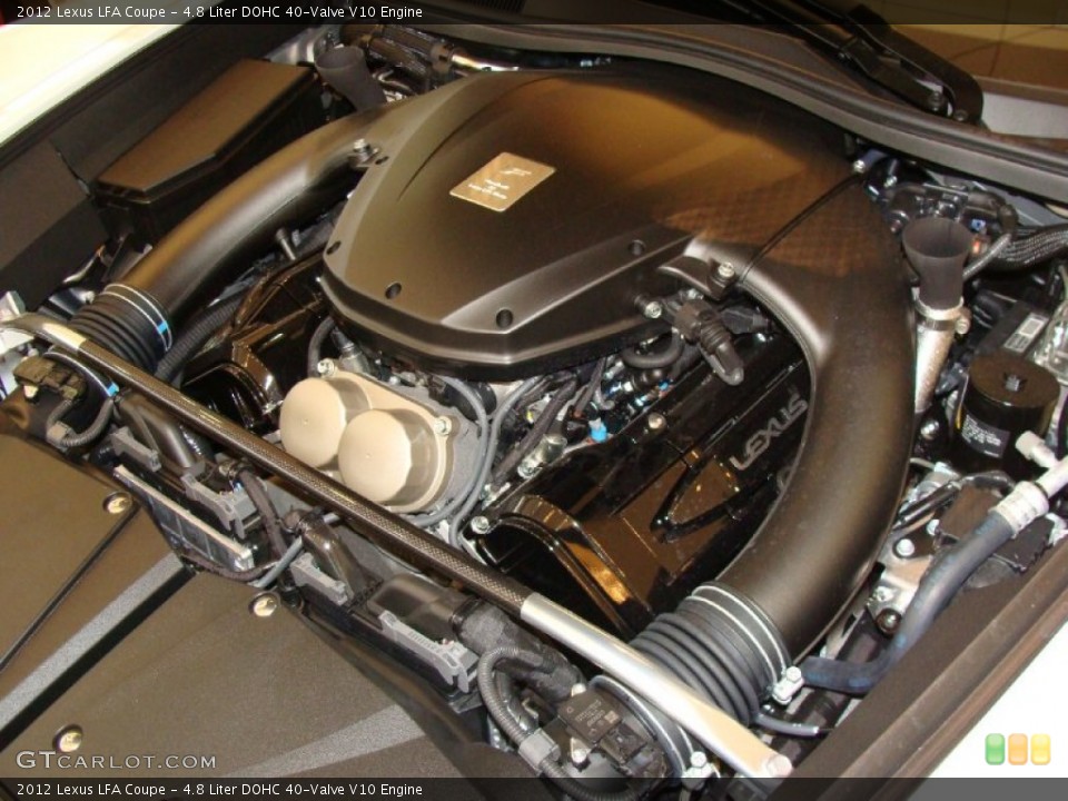 4.8 Liter DOHC 40-Valve V10 Engine for the 2012 Lexus LFA #60723847
