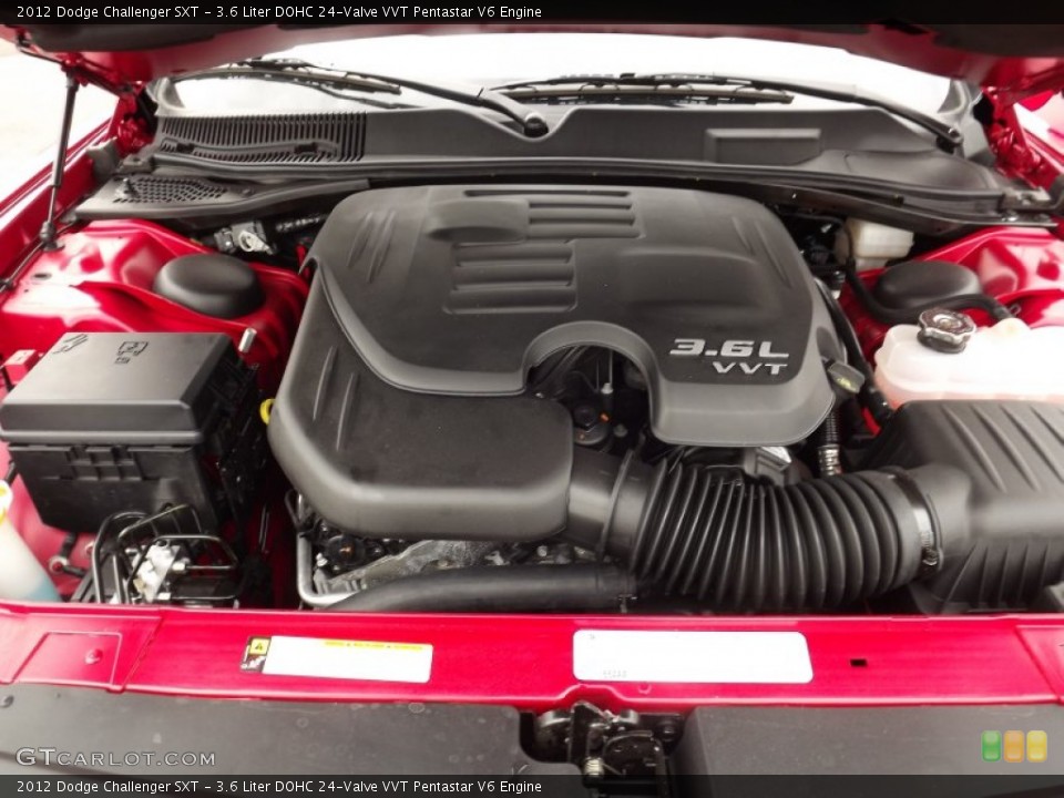 3.6 Liter DOHC 24-Valve VVT Pentastar V6 Engine for the 2012 Dodge Challenger #60727027