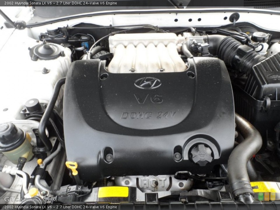 2.7 Liter DOHC 24-Valve V6 Engine for the 2002 Hyundai Sonata #60746657