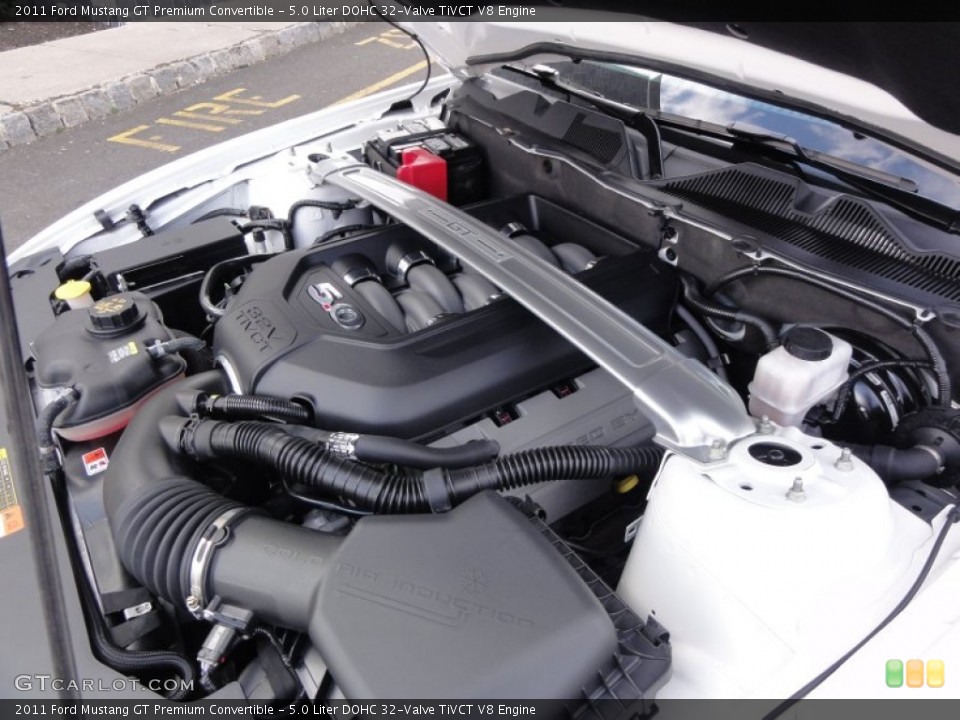 5.0 Liter DOHC 32-Valve TiVCT V8 Engine for the 2011 Ford Mustang #60747272