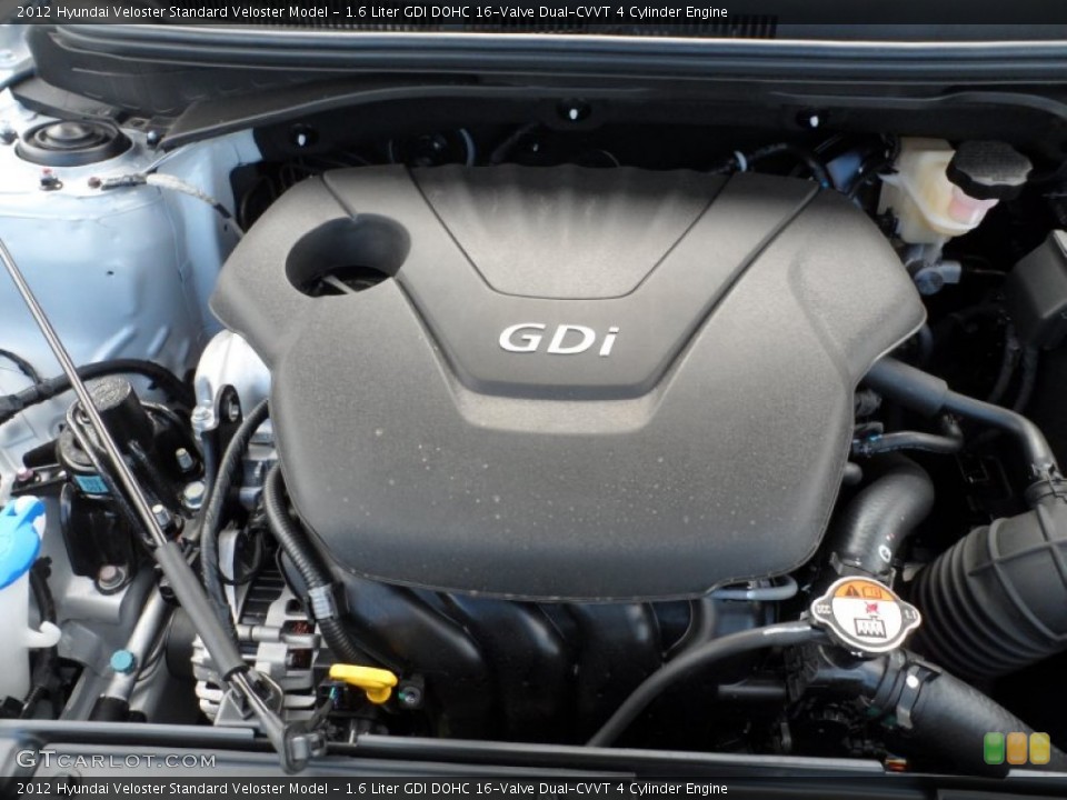 1.6 Liter GDI DOHC 16-Valve Dual-CVVT 4 Cylinder Engine for the 2012 Hyundai Veloster #60748526