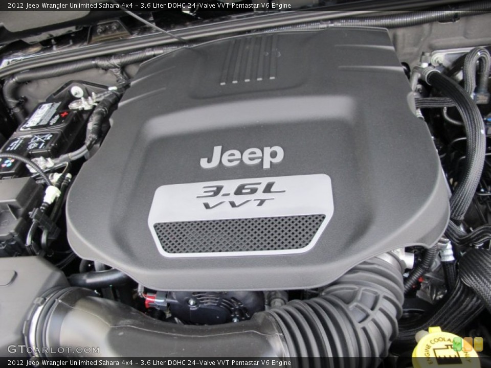 3.6 Liter DOHC 24-Valve VVT Pentastar V6 Engine for the 2012 Jeep Wrangler Unlimited #60753794