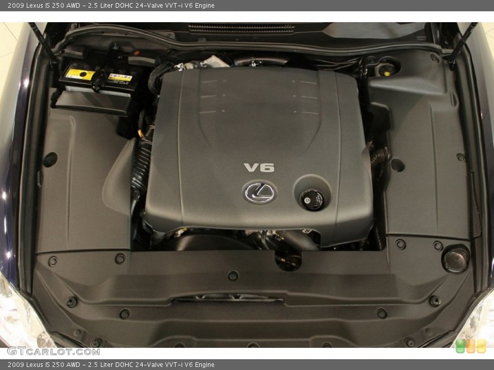 2.5 Liter DOHC 24-Valve VVT-i V6 Engine for the 2009 Lexus IS #60761291