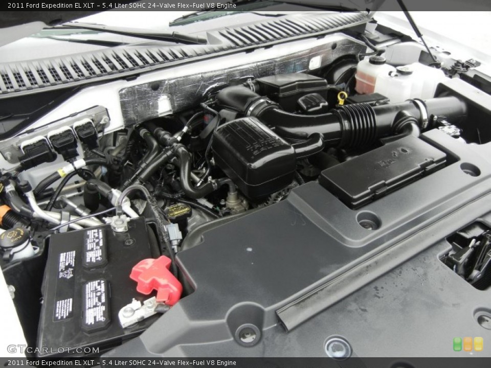 5.4 Liter SOHC 24-Valve Flex-Fuel V8 Engine for the 2011 Ford Expedition #60763387