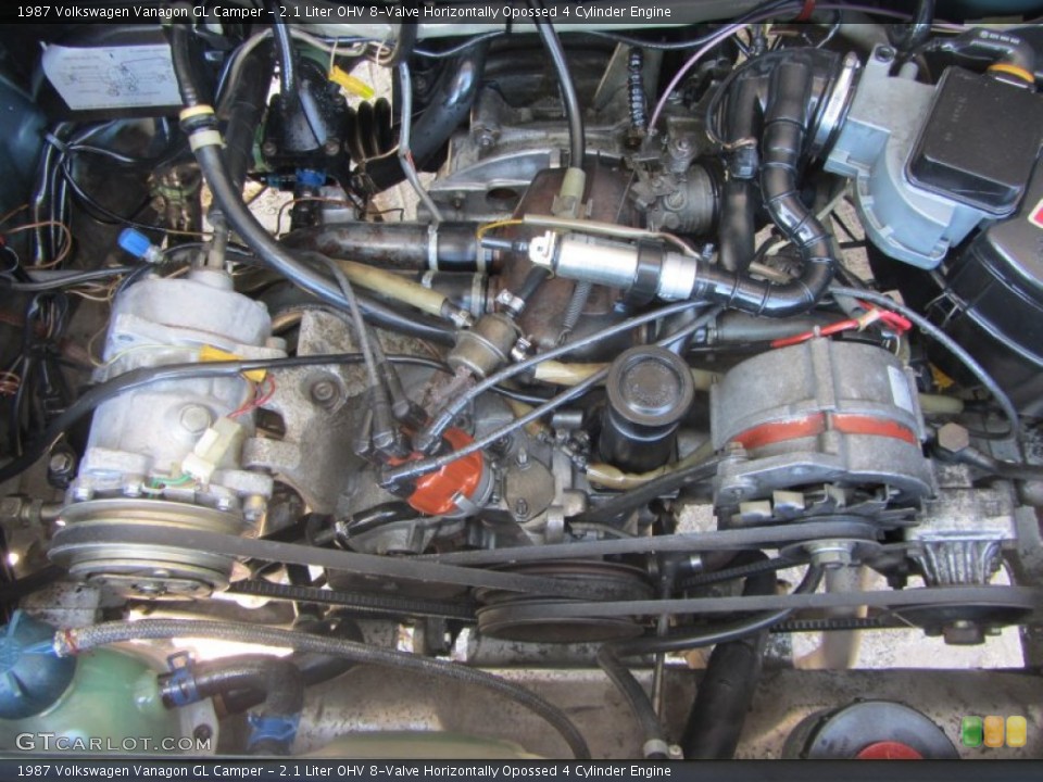 2.1 Liter OHV 8-Valve Horizontally Opossed 4 Cylinder Engine for the 1987 Volkswagen Vanagon #60764450