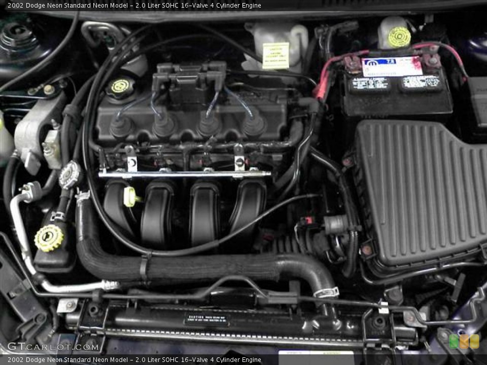 2.0 Liter SOHC 16-Valve 4 Cylinder Engine for the 2002 Dodge Neon #60771470
