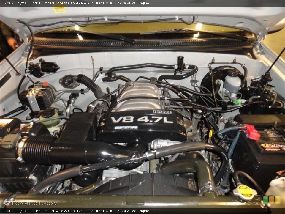 4.7 Liter DOHC 32-Valve V8 Engine for the 2002 Toyota Tundra #60771485