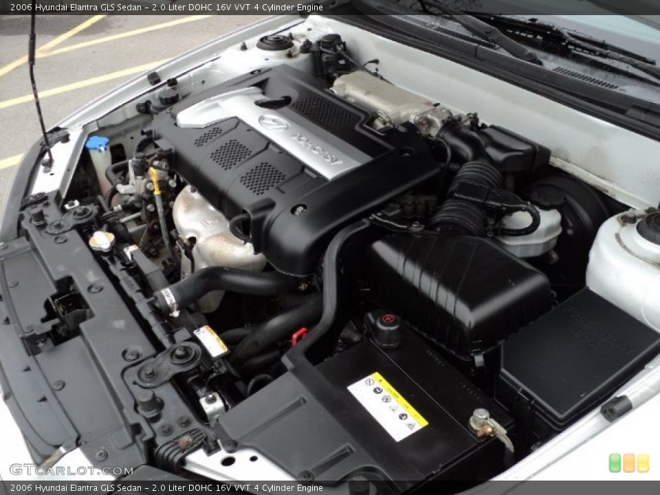 2.0 Liter DOHC 16V VVT 4 Cylinder Engine for the 2006 Hyundai Elantra #60796397