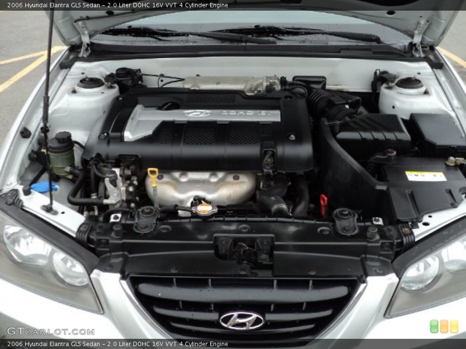 2.0 Liter DOHC 16V VVT 4 Cylinder Engine for the 2006 Hyundai Elantra #60796403