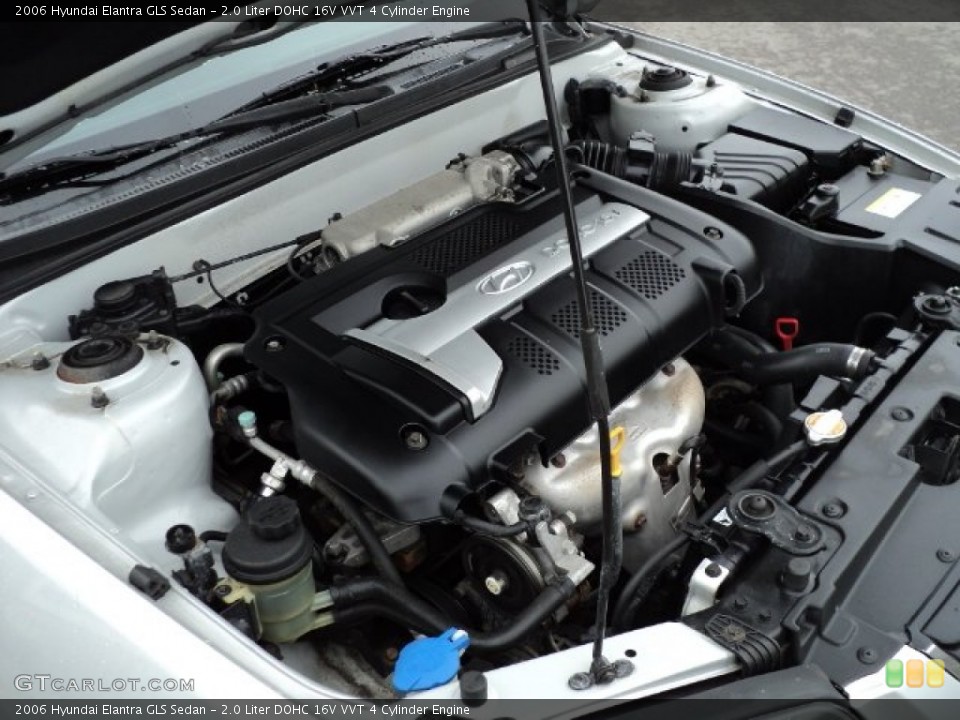 2.0 Liter DOHC 16V VVT 4 Cylinder Engine for the 2006 Hyundai Elantra #60796409
