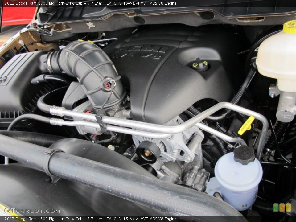 5.7 Liter HEMI OHV 16-Valve VVT MDS V8 Engine for the 2012 Dodge Ram 1500 #60804028