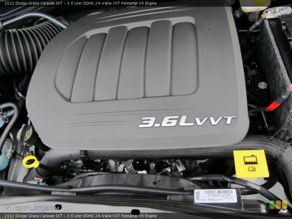 3.6 Liter DOHC 24-Valve VVT Pentastar V6 Engine for the 2012 Dodge Grand Caravan #60804152