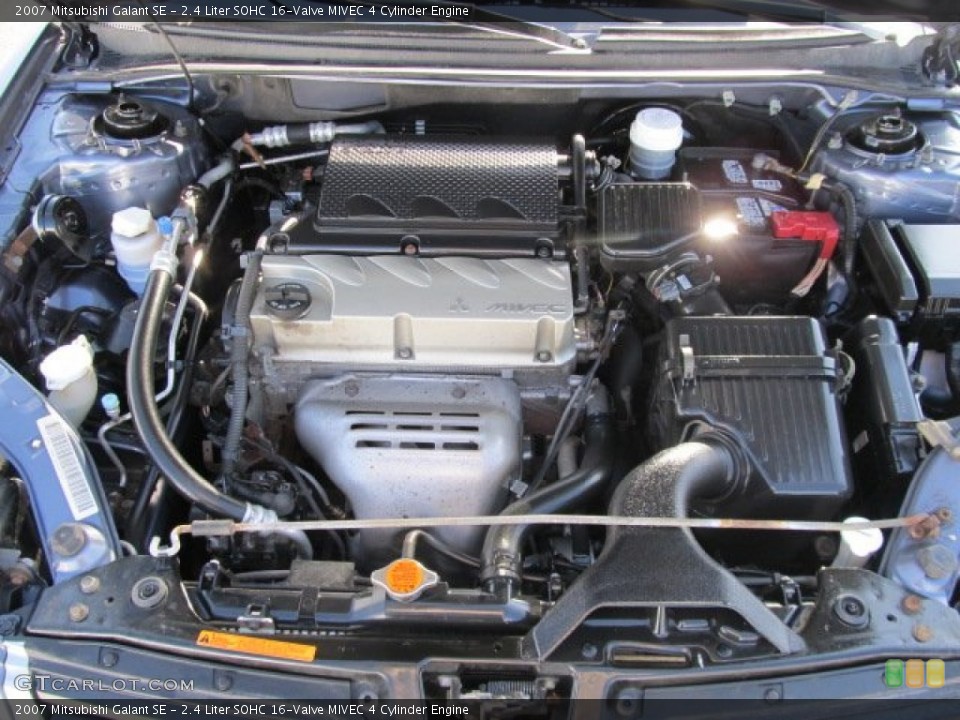 2.4 Liter SOHC 16-Valve MIVEC 4 Cylinder Engine for the 2007 Mitsubishi Galant #60807516