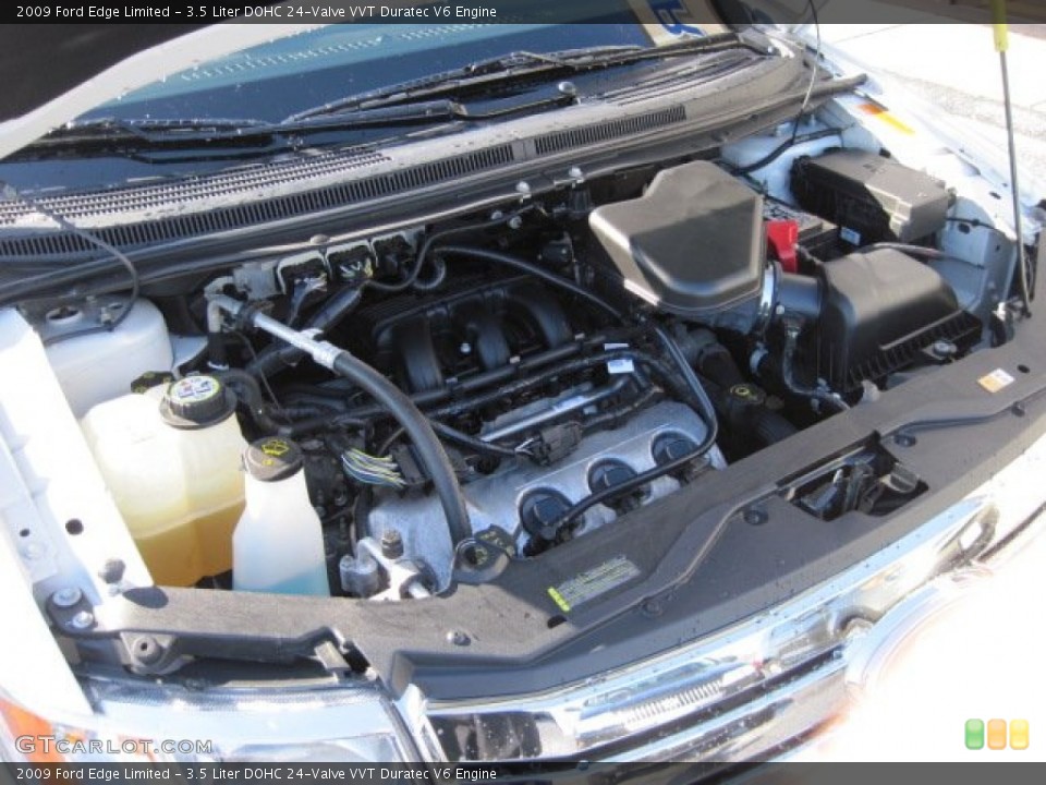 3.5 Liter DOHC 24-Valve VVT Duratec V6 2009 Ford Edge Engine