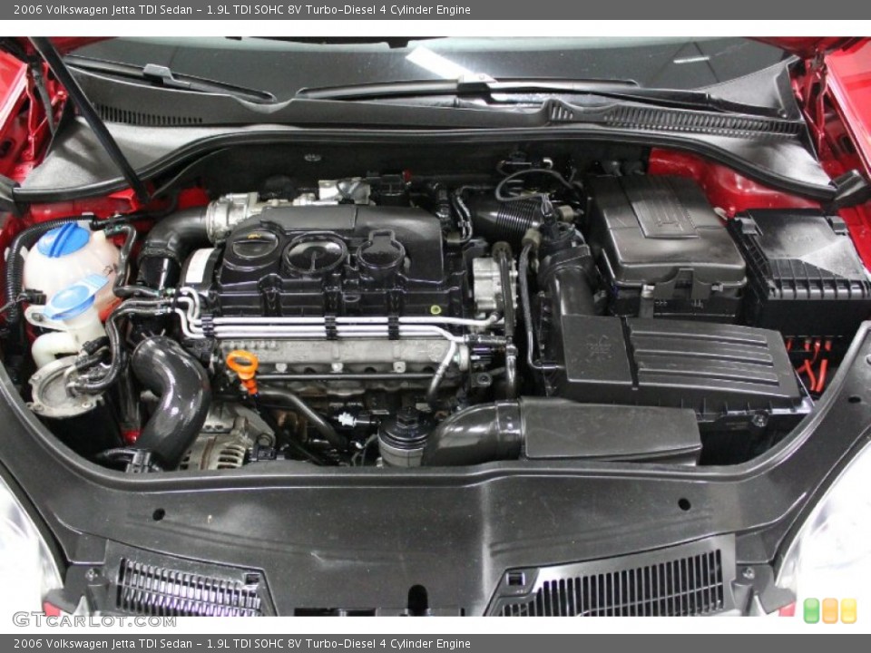 1.9L TDI SOHC 8V Turbo-Diesel 4 Cylinder Engine for the 2006 Volkswagen Jetta #60811005