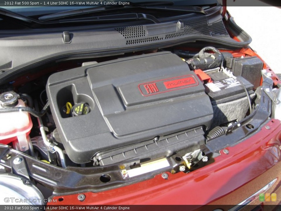 1.4 Liter SOHC 16-Valve MultiAir 4 Cylinder Engine for the 2012 Fiat 500 #60812076