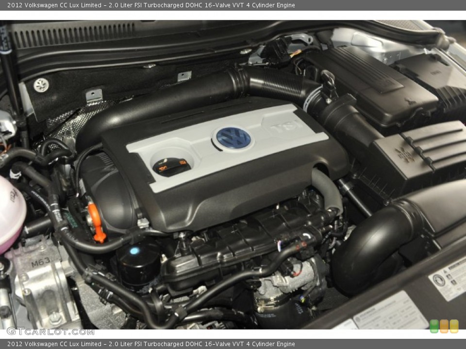 2.0 Liter FSI Turbocharged DOHC 16-Valve VVT 4 Cylinder Engine for the 2012 Volkswagen CC #60812610