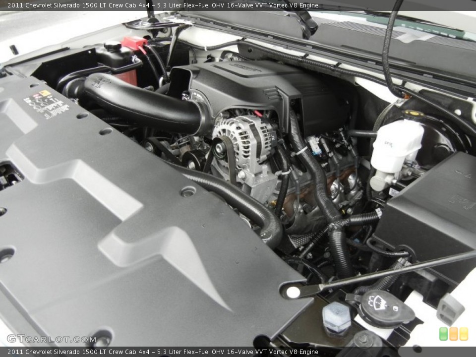 5.3 Liter Flex-Fuel OHV 16-Valve VVT Vortec V8 Engine for the 2011 Chevrolet Silverado 1500 #60812721