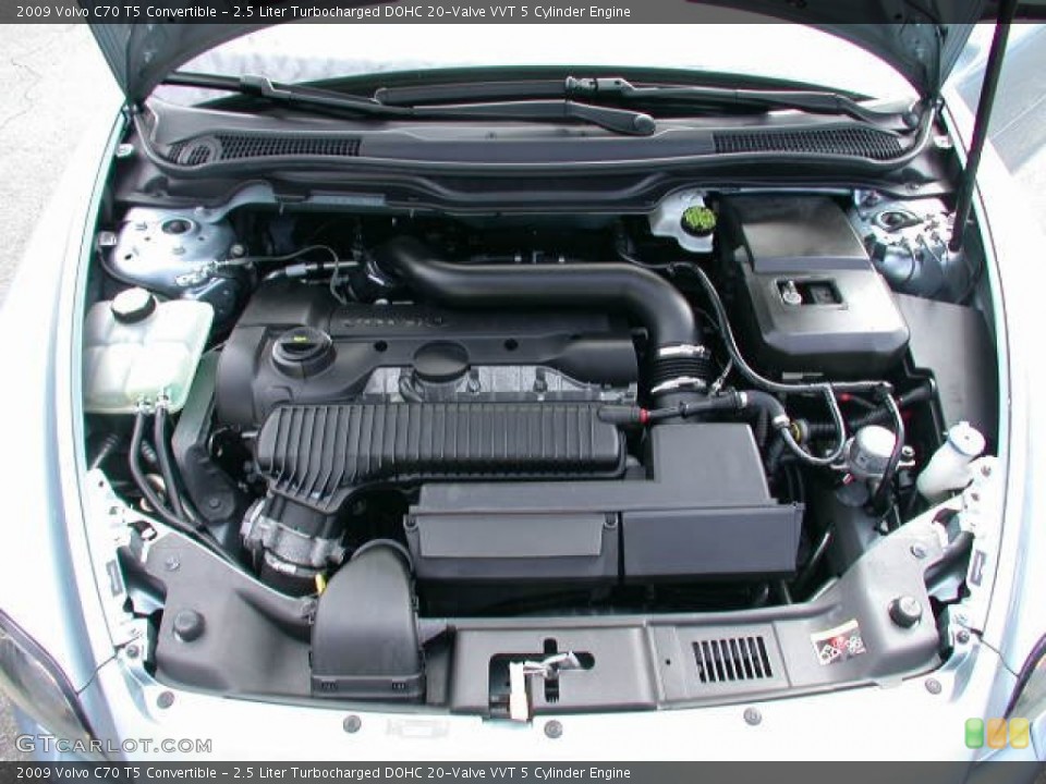 2.5 Liter Turbocharged DOHC 20-Valve VVT 5 Cylinder Engine for the 2009 Volvo C70 #60813675