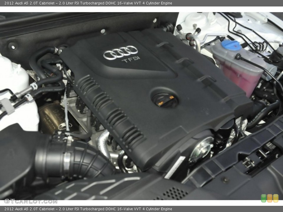 2.0 Liter FSI Turbocharged DOHC 16-Valve VVT 4 Cylinder 2012 Audi A5 Engine