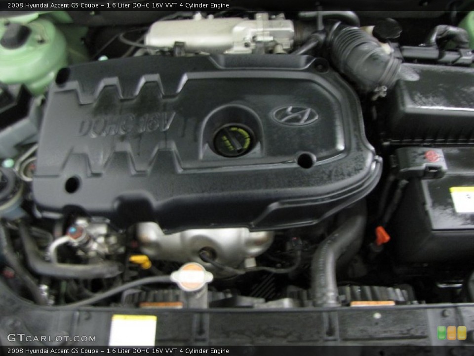 1.6 Liter DOHC 16V VVT 4 Cylinder Engine for the 2008 Hyundai Accent #60815777