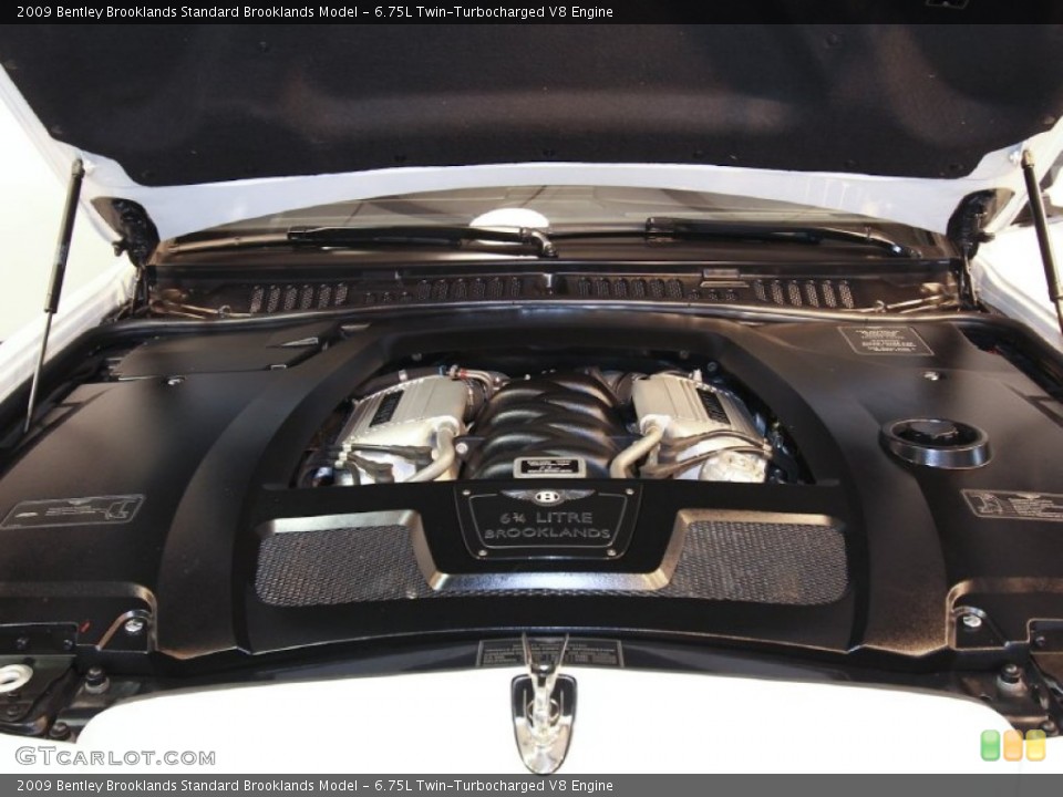 6.75L Twin-Turbocharged V8 2009 Bentley Brooklands Engine