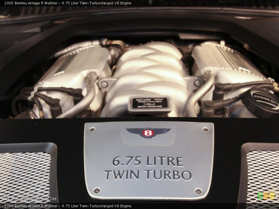 6.75 Liter Twin-Turbocharged V8 Engine for the 2005 Bentley Arnage #60820014