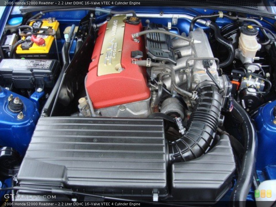 2.2 Liter DOHC 16-Valve VTEC 4 Cylinder Engine for the 2006 Honda S2000 #60823170