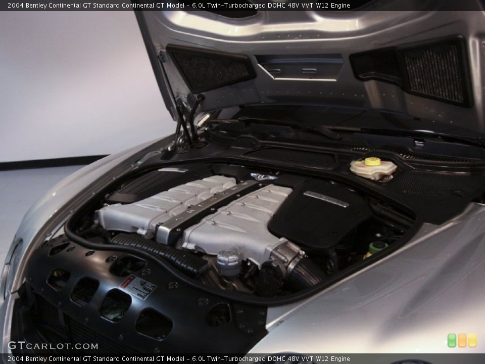 6.0L Twin-Turbocharged DOHC 48V VVT W12 Engine for the 2004 Bentley Continental GT #60823966