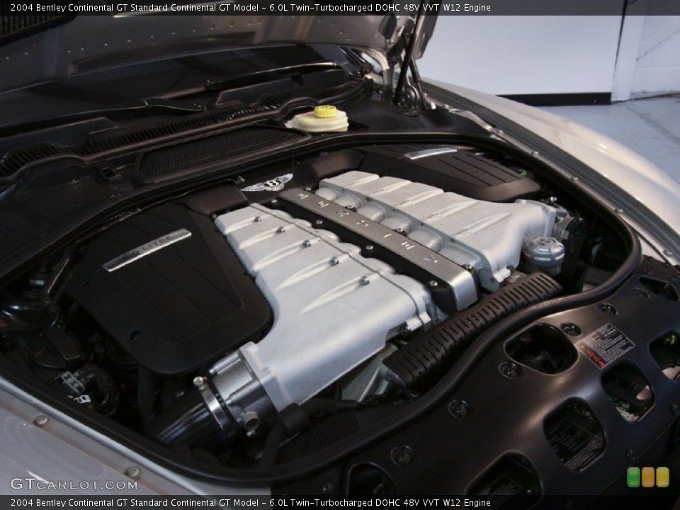 6.0L Twin-Turbocharged DOHC 48V VVT W12 Engine for the 2004 Bentley Continental GT #60824017