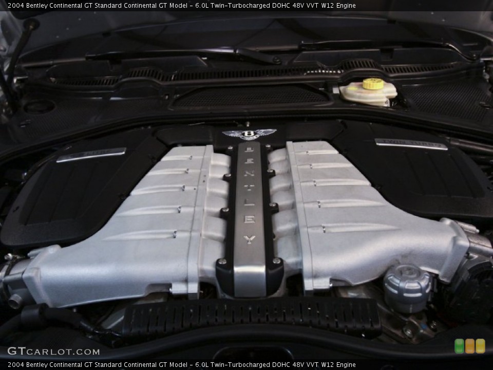 6.0L Twin-Turbocharged DOHC 48V VVT W12 Engine for the 2004 Bentley Continental GT #60824035