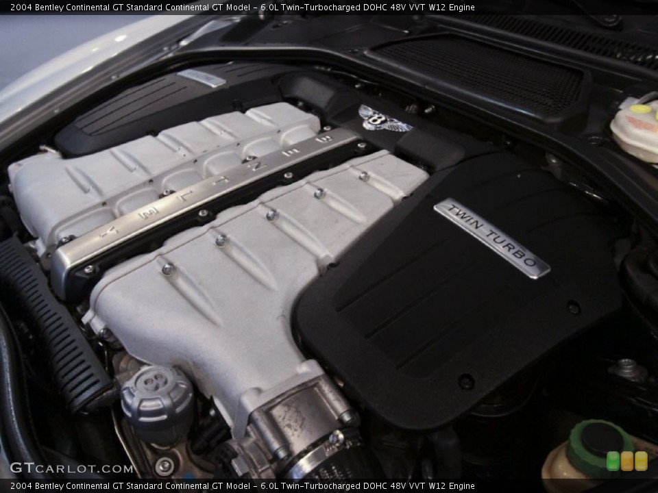 6.0L Twin-Turbocharged DOHC 48V VVT W12 Engine for the 2004 Bentley Continental GT #60824053