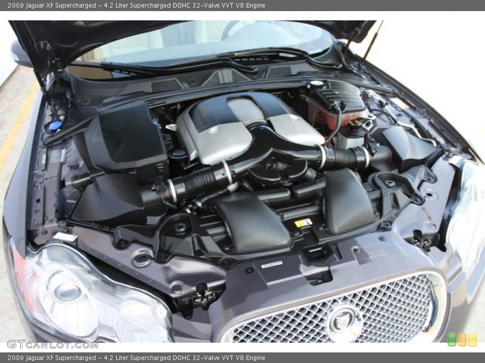 4.2 Liter Supercharged DOHC 32-Valve VVT V8 Engine for the 2009 Jaguar XF #60837601