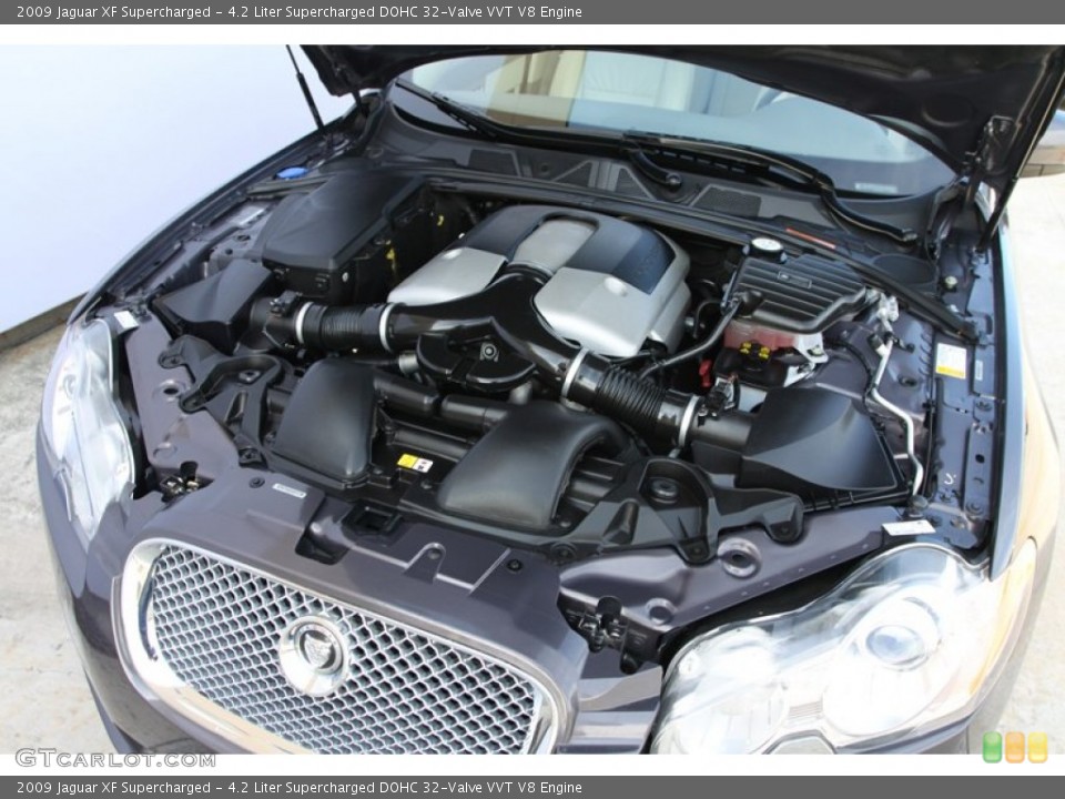 4.2 Liter Supercharged DOHC 32-Valve VVT V8 Engine for the 2009 Jaguar XF #60837638