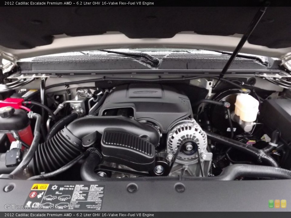 6.2 Liter OHV 16-Valve Flex-Fuel V8 Engine for the 2012 Cadillac Escalade #60843019