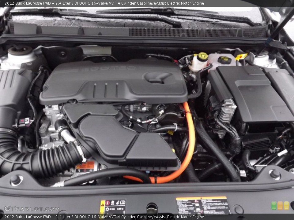 2.4 Liter SIDI DOHC 16-Valve VVT 4 Cylinder Gasoline/eAssist Electric Motor Engine for the 2012 Buick LaCrosse #60844061