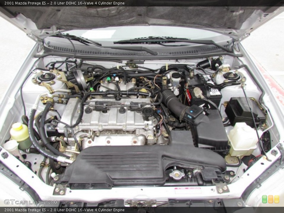2.0 Liter DOHC 16-Valve 4 Cylinder 2001 Mazda Protege Engine