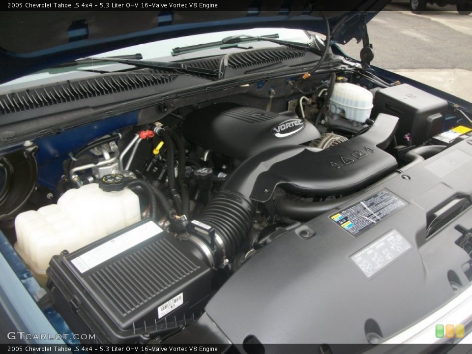 5.3 Liter OHV 16-Valve Vortec V8 2005 Chevrolet Tahoe Engine