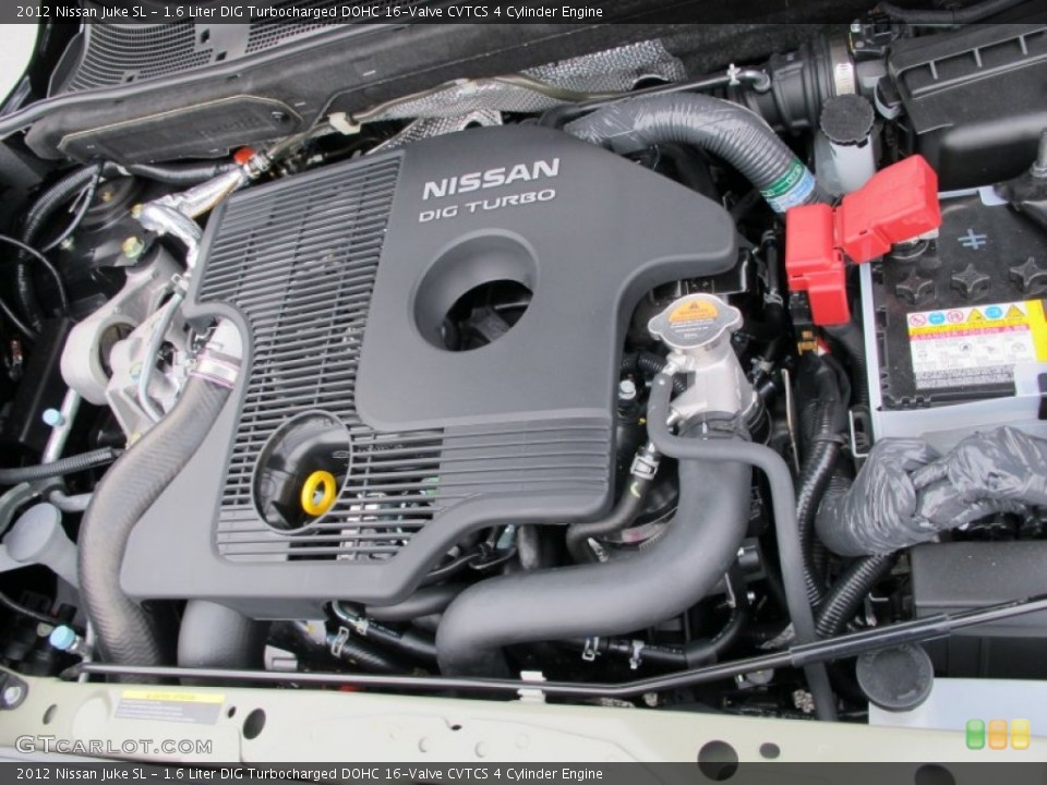 1.6 Liter DIG Turbocharged DOHC 16-Valve CVTCS 4 Cylinder Engine for the 2012 Nissan Juke #60852216