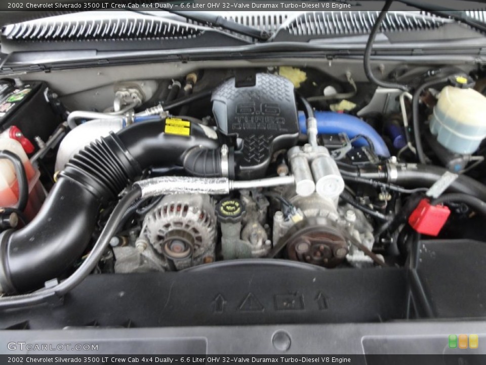 6.6 Liter OHV 32-Valve Duramax Turbo-Diesel V8 Engine for the 2002 Chevrolet Silverado 3500 #60861612