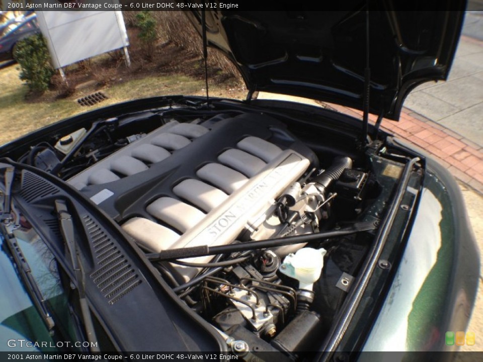 6.0 Liter DOHC 48-Valve V12 2001 Aston Martin DB7 Engine