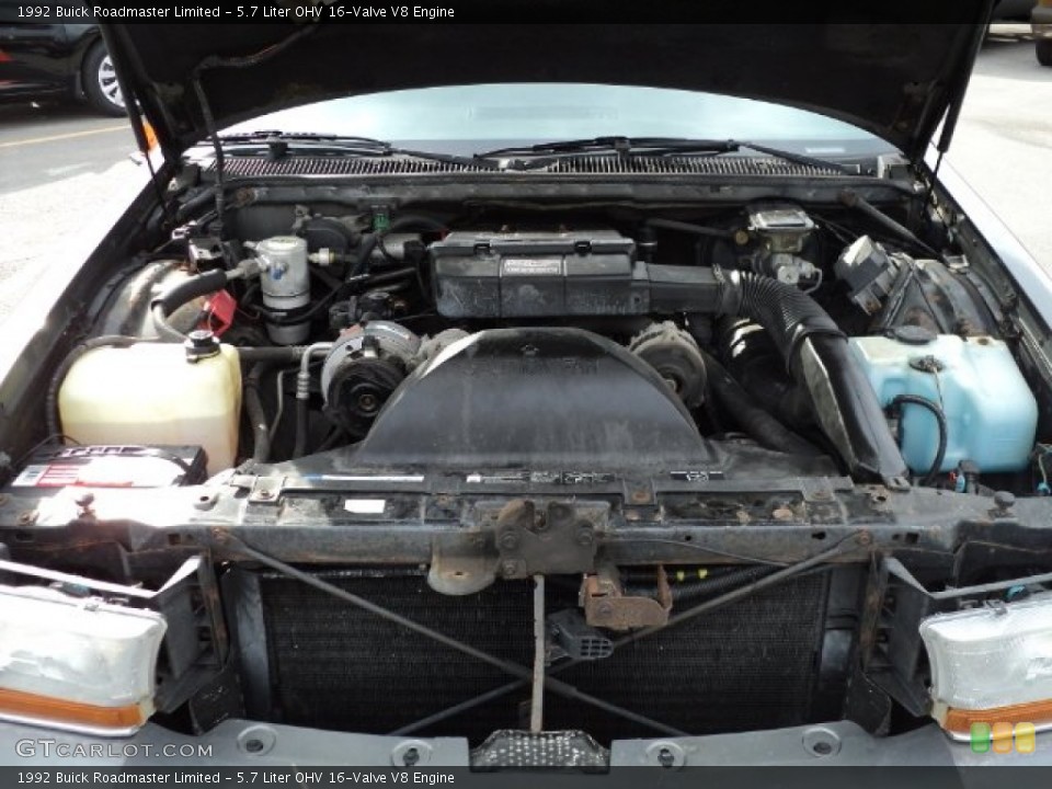 5.7 Liter OHV 16-Valve V8 Engine for the 1992 Buick Roadmaster #60873900
