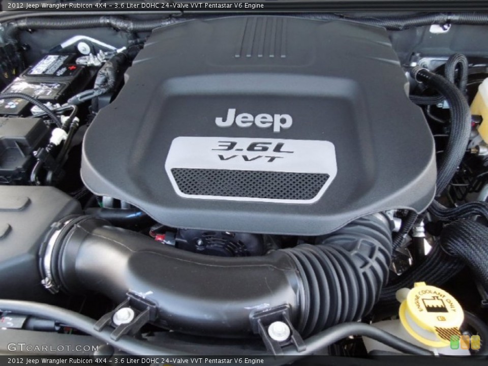 3.6 Liter DOHC 24-Valve VVT Pentastar V6 Engine for the 2012 Jeep Wrangler #60880065