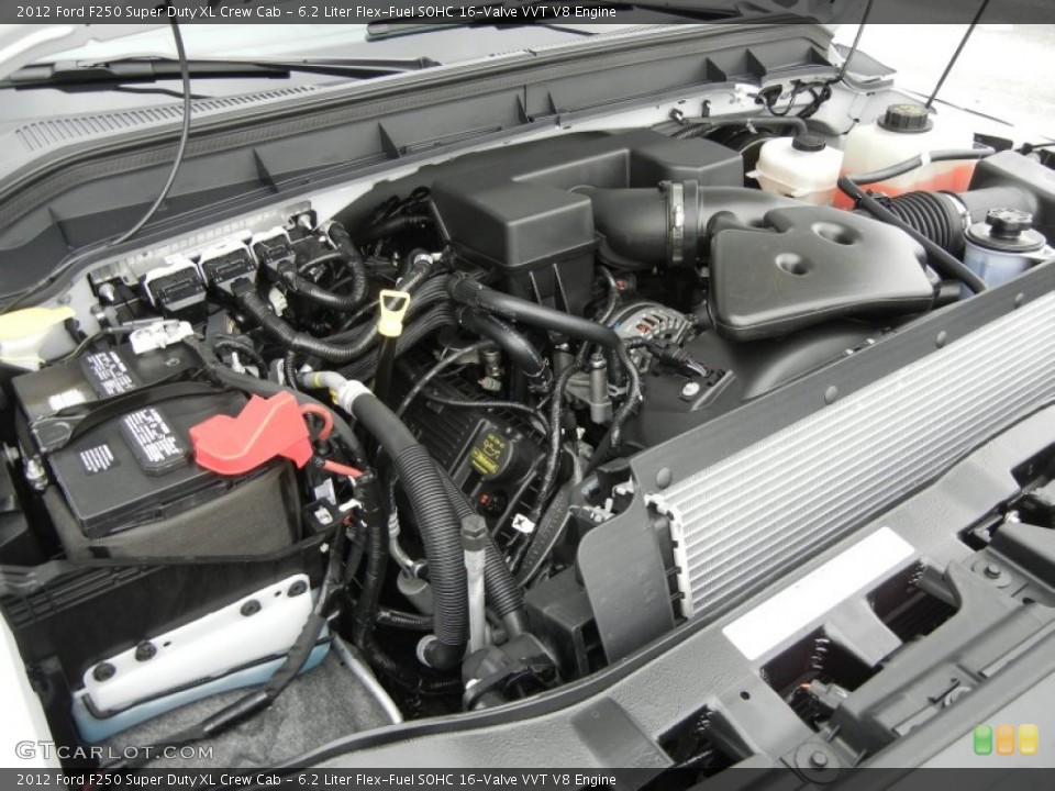 6.2 Liter Flex-Fuel SOHC 16-Valve VVT V8 Engine for the 2012 Ford F250 Super Duty #60881203