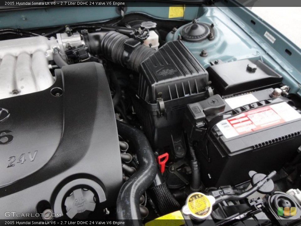 2.7 Liter DOHC 24 Valve V6 Engine for the 2005 Hyundai Sonata #60883560
