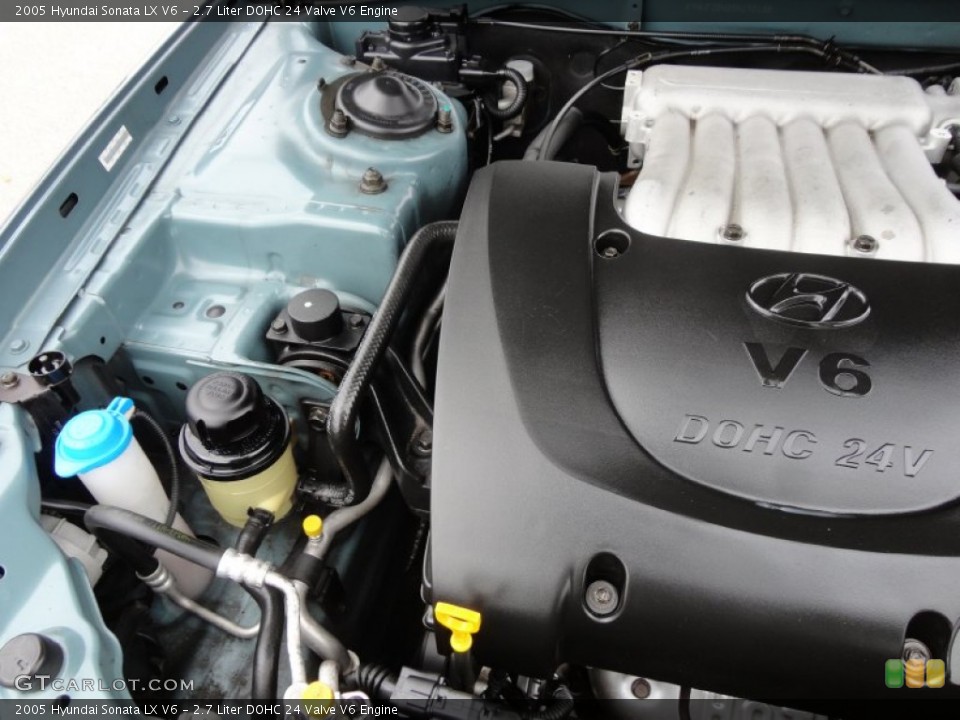 2.7 Liter DOHC 24 Valve V6 Engine for the 2005 Hyundai Sonata #60883566