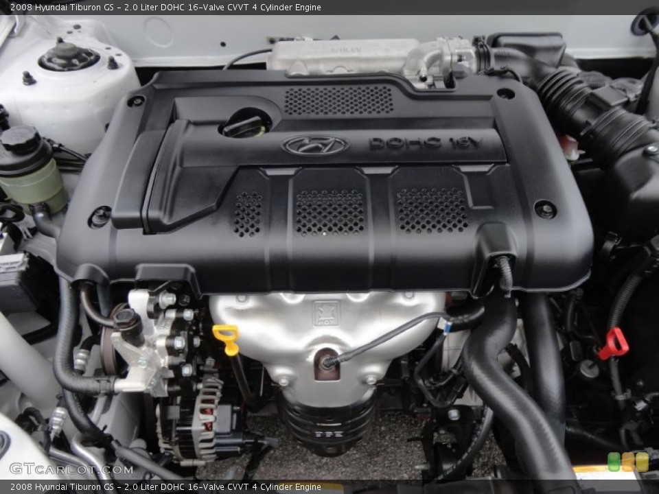 2.0 Liter DOHC 16-Valve CVVT 4 Cylinder Engine for the 2008 Hyundai Tiburon #60884046